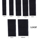 YKK Sew-On Loop Only Fastener Woven Nylon Black White Tape