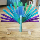 Wooden Lollipop Craft Sticks Natural Lollisticks Round Edges For DIY projects Wall Decorations Home Decor Art Design Scale Modeling 