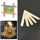 Wooden Lollipop Craft Sticks Natural Lollisticks Round Edges For DIY projects Wall Decorations Home Decor Art Design Scale Modeling 
