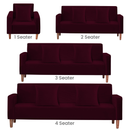 Velvet Sofa Cover Premium Stretch Non Slip Sofa Slipcovers Universal Settee Protectors