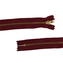 4.5" Metal Zipper Wine Teeth, Heavy Duty Close End Zipper for DIY Sewing Clothing, Jackets, Trousers, Bags, Tents, Crafts Making - 1pc, 5pcs, 10pcs