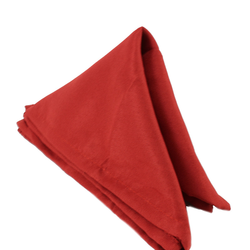Polyester Table Napkins in Assorted Colours & Quantity