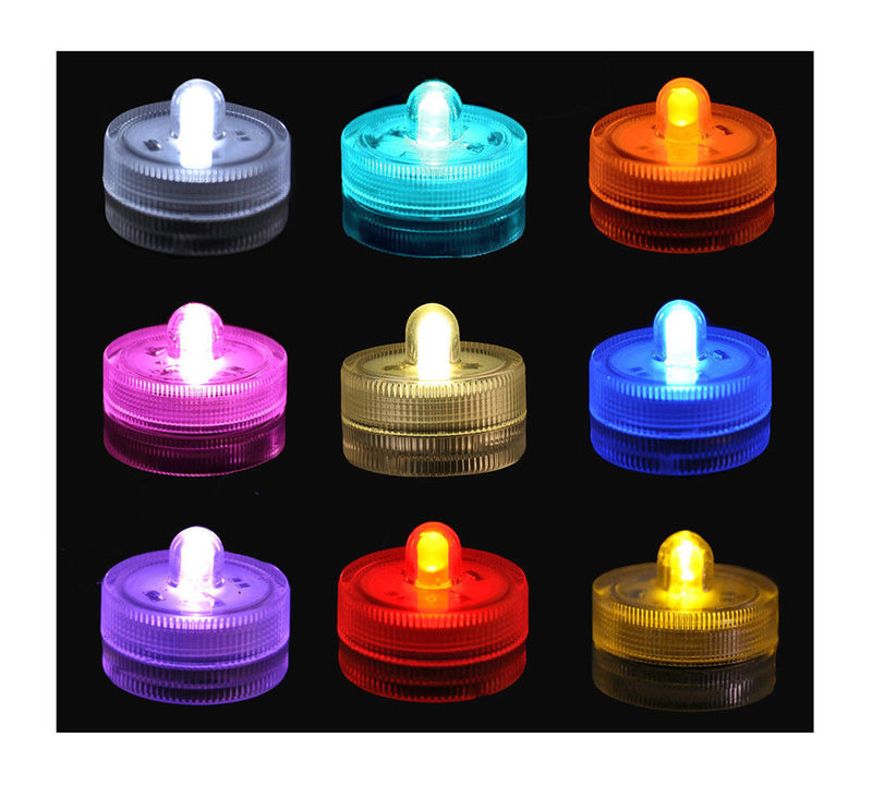 LED Submersible Tea Lights for Parties and Wedding Functions