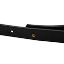 10mm Women's Black OBI Band Waist Belt with Gold Buckle for Fashion Accessory