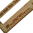 Royal Mail Template Postal Letter Size Charge Guide With Ruler