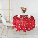 Tablecloth Christmas Washable Polyester Festive Table Cover Xmas Decoration  Christmas Party