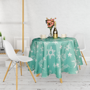 Tablecloth Christmas Washable Polyester Festive Table Cover Xmas Decoration  Christmas Party