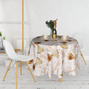 Tablecloth Christmas Washable Polyester Festive Table Cover Xmas Decoration  Christmas Party