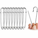 Curved Stainless Steel Safety Pin For Fastening Securing Clothing Crafting