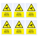 Warning Sign CCTV in Operations Rigid Plastic with 4 Pre Drilled Hole