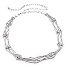 Silver, Gold Rhinestone Diamante Waist Chain Belt for Women Fashion Accessory 