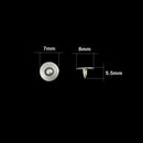 Hat Rivets Studs Buttons 7mm Denim Jeans Decorative Rivets For Fashion Accessories Clothing