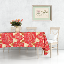 Tablecloth Christmas Washable Polyester Festive Table Cover Xmas Decoration  Christmas Party