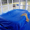 Multipurpose Waterproof Tarpaulin, 180gsm Tear-Resistant Tarp Cover