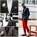 Satin Polyester Men's Braces, Bowtie, Necktie & Handkerchief Set for Casual Formal Wear, Weddings, Prom, Celebration, Parties, Gatherings, Events