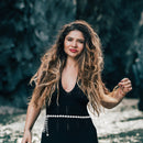 1 Row Diamante Waist Chain Belts for Women Fashion Accessory - Gold, Silver