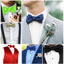 Satin Polyester Men's Braces, Bowtie, Necktie & Handkerchief Set for Casual Formal Wear, Weddings, Prom, Celebration, Parties, Gatherings, Events