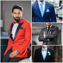 Satin Polyester Men's Braces, Bowtie, Necktie & Handkerchief Set for Casual Formal Wear, Weddings, Prom, Celebration, Parties, Gatherings, Events