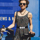 Women's Elasticated Waist Belt Flower Design Embellishment Stretchable Adjustable Waistband for Girls Dresses, Gown, One Piece, Ladies Fashion Accessory