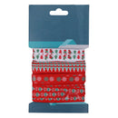 Assorted Grosgrain Christmas Ribbon for Gift Wrapping