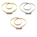 Skinny Diamante Thin Stretchable Spring Waist Belt, Women Fashion Accessory - Gold, Silver, Rose Gold,