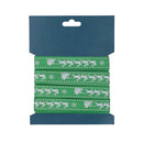 Christmas Grosgrain Ribbon for Gift Wrapping, Xmas Festive Decoration, Bows Making