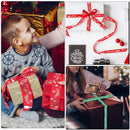 Christmas Grosgrain Ribbon for Gift Wrapping, Xmas Festive Decoration, Bows Making