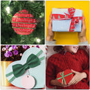 Christmas Grosgrain Ribbon for Gift Wrapping, Xmas Festive Decoration, Bows Making