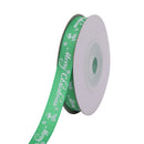 Christmas Grosgrain Ribbon for Gift Wrapping, Xmas Festive Decoration, Bows Making