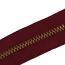 4.5" Metal Zipper Wine Teeth, Heavy Duty Close End Zipper for DIY Sewing Clothing, Jackets, Trousers, Bags, Tents, Crafts Making - 1pc, 5pcs, 10pcs