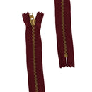 4.5" Metal Zipper Wine Teeth, Heavy Duty Close End Zipper for DIY Sewing Clothing, Jackets, Trousers, Bags, Tents, Crafts Making - 1pc, 5pcs, 10pcs